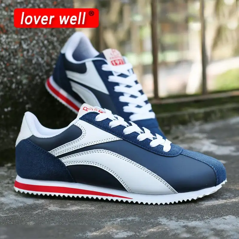 Кроссовки мужские прогулочные классическая спортивная обувь на плоской подошве