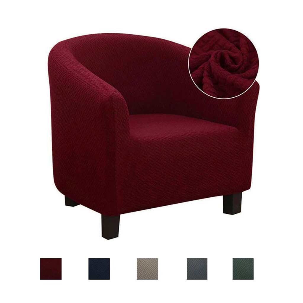 

Solid Color Stretchy Sofa Slipcover Anti-slip Furniture Armchair Protector