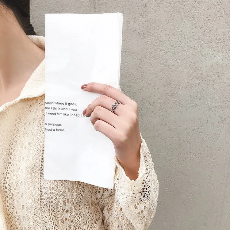 Корейская версия темперамента 2020 модная новинка состаренное с шестью острыми