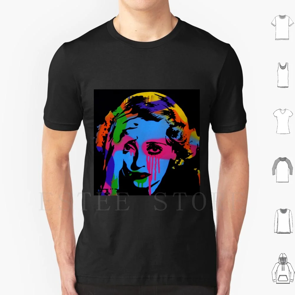 

Bette Davis ( We Love You ) T Shirt Print Cotton Bette Davis Feud What Ever Happened To Baby Jane Movie Icon Film Popart Spray