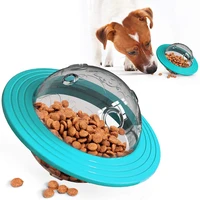 pet dog leaking food toys dogs food dispensing puzzle toys cats food leaking toy dog cat ufo ball pet slow treat toy