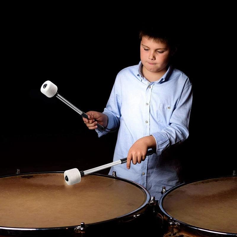 2 шт. барабан молоток войлочная головка Ударные молотки литавры палочки с