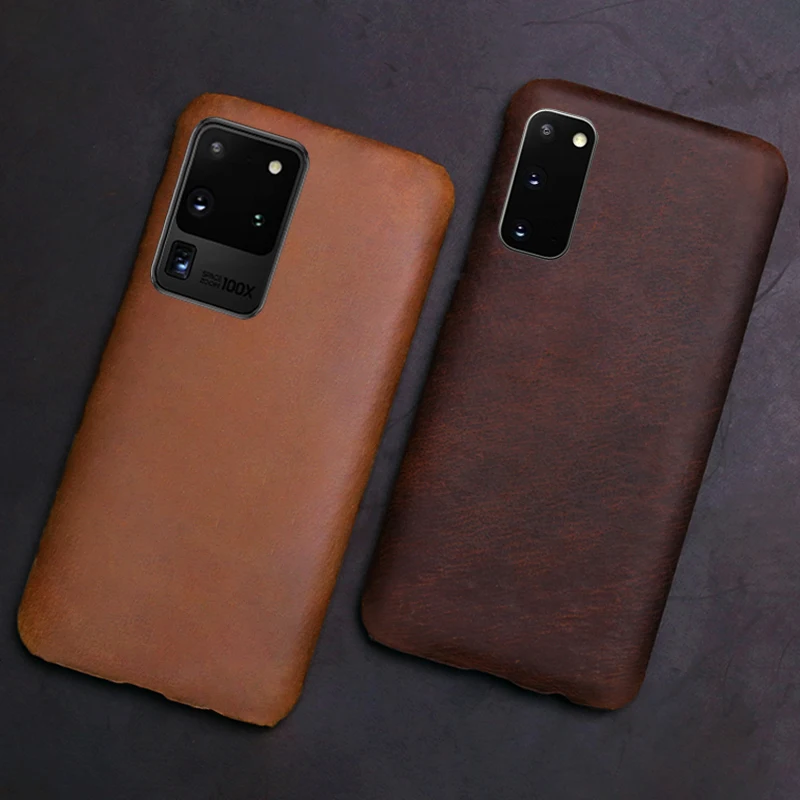 genuine leather phone case for samsung galaxy note 10 9 8 s21 ultra s21 s10e s8 s9 plus a71 a50 a51 a70 a10 a30 a51 leather case free global shipping