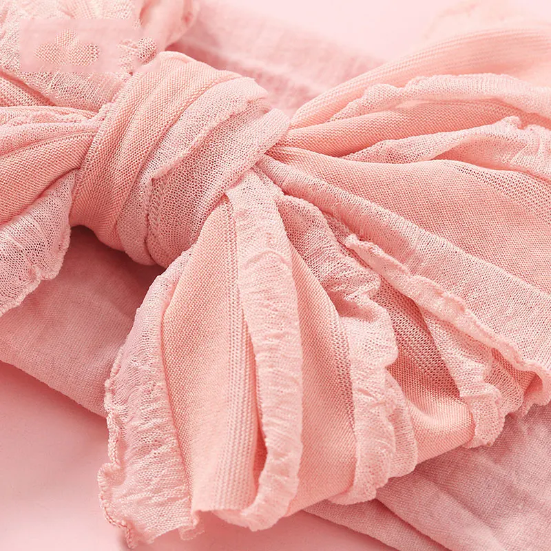 

Baby Elastic Hairband Turban Kids Bowknot Hair Ribbon Girls Cute Headbands Child Hair Band Big Bows Headwrap Hair Accessories