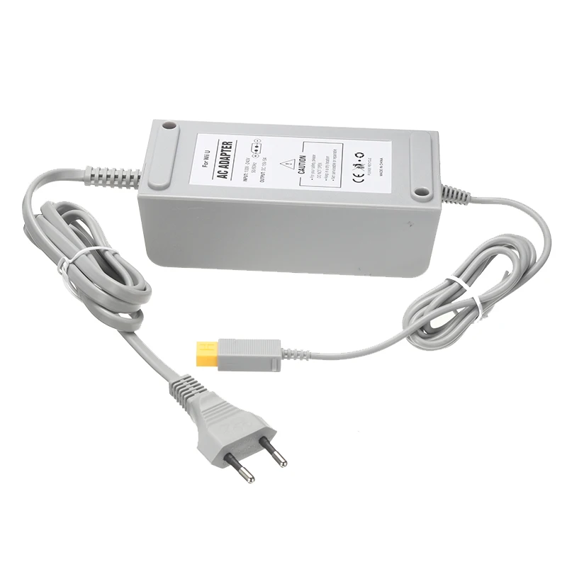 new ac power adapter charging cable charger eu plug suitable for nintendo wii u console power adapter cable game charger free global shipping