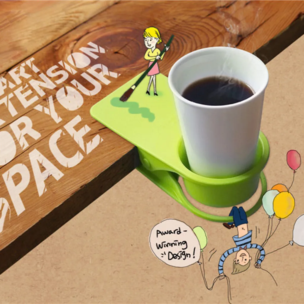 Новый универсальный держатель для чашек напитков зажим стола кофе и дома офиса