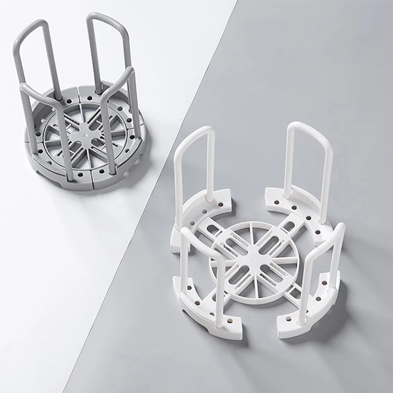 Kitchen Plate Rack Pot Lid Holder Plastic Dish Drying Simple And Retractable Drain Cup | Дом и сад