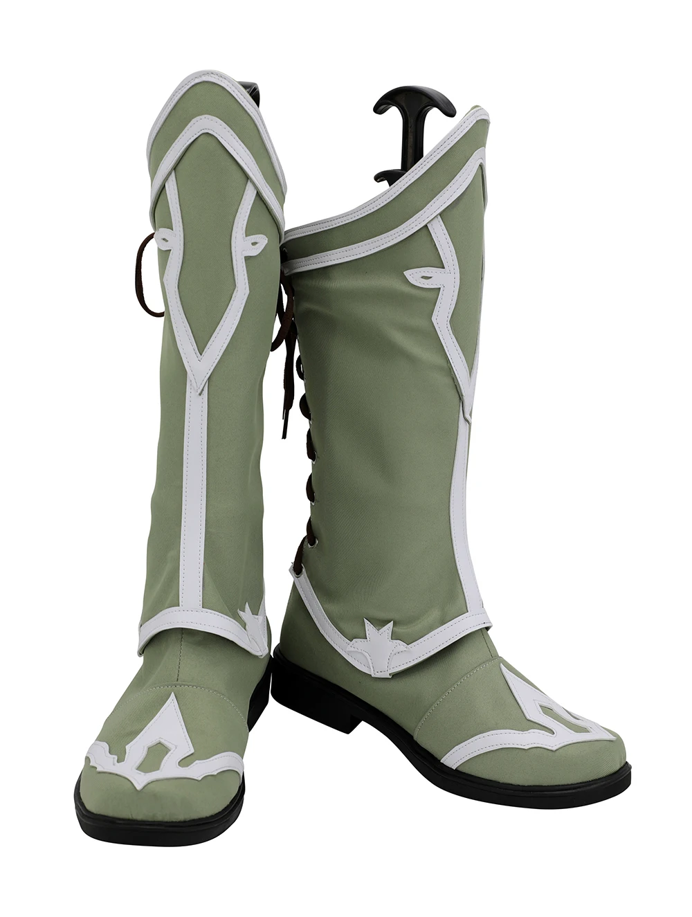 Ботинки для косплея финальная фантазия 14 белые ботинки зеленые на заказ любой