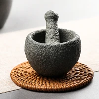 natural stone garlic grinder manual household garlic grinder can grind tea garlic pepper and other kitchen tools