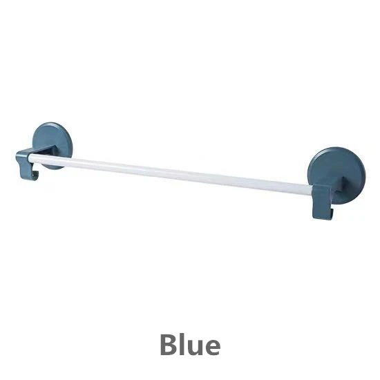 Blue 1 шт., нержавеющая сталь, стойка для ванной комнаты, вешалка для полотенец, держатель для ванной комнаты на полку кухонного шкафа, полка для хранения мелочей - Цвет: Blue