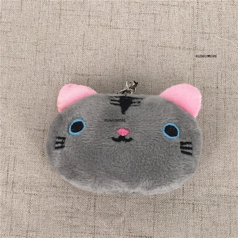 1 шт цвет случайный-милый Кот плюшевые игрушки-подарок 5 см чучело брелок для