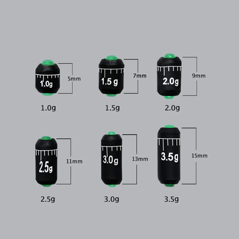 3Pcs/lot Scale Lead Sinker Quick Replace Fishing Accessories Soft Core Tool Environmental Coating | Спорт и развлечения