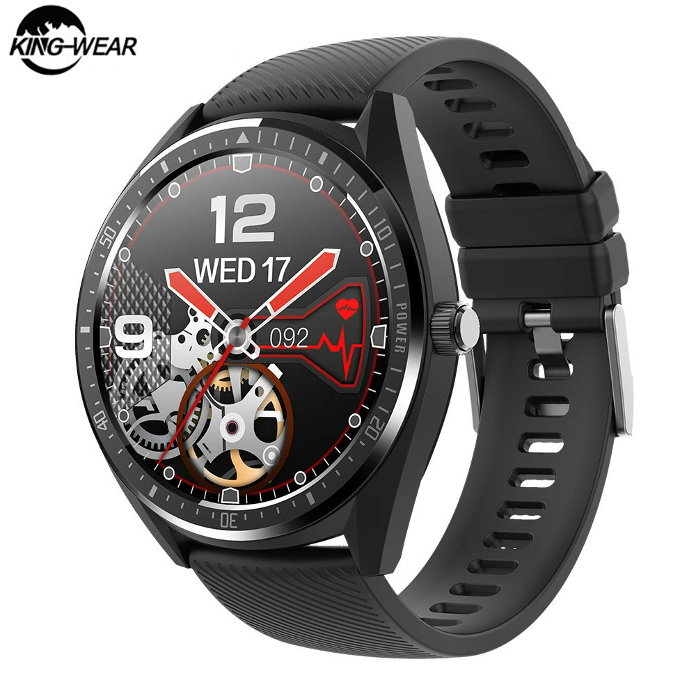 KINGWEAR KW33 IP68 Водонепроницаемые Смарт-часы для мужчин браслет 15 дней время работы