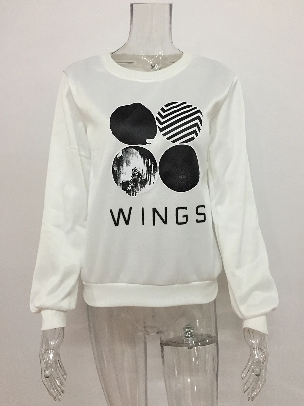 Wings Hoodies Sweatshirts 2022 Women Casual Kawaii Fashion Fashion Punk For Girls Clothing European Tops Korean