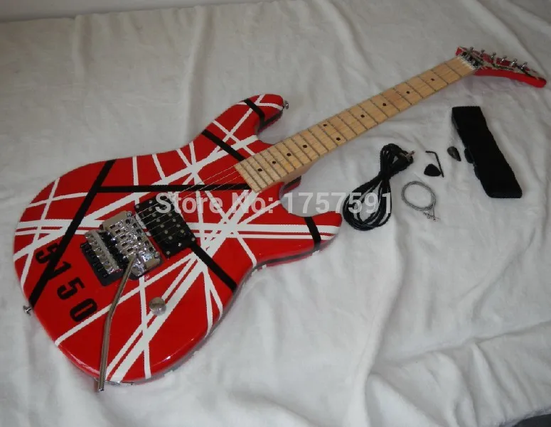 Бренд kramer 5150 красный и белый EVH серии Ари тремоло электрогитары