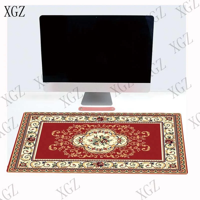 XGZ красные персидские ковры коврик для мыши замок края большой игровой Мышь
