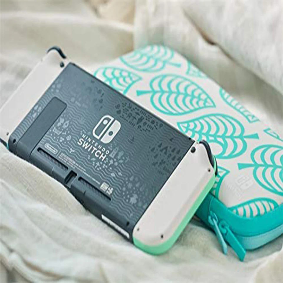 

Switch Storage Box Turquoise Hardshell Pouch Bag for Switch Lite Console&Accessories with 8 Game Cartridges