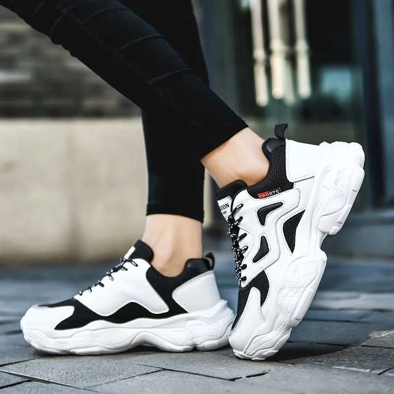

New 2021 Women Chunky Shoes Fashion Designer Platform Sneakers Woman Casual Comfortable Trend Shoes for Ladies Plataforma Mujer