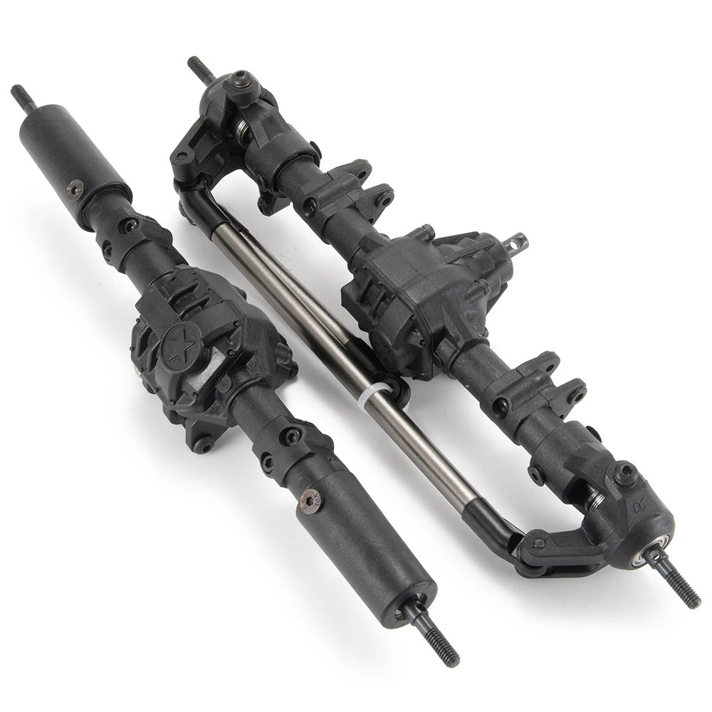 AXSPEED передняя/задняя прямая полная ось для 1:10 RC Crawler Axial SCX10 II 90046 90047 обновленные