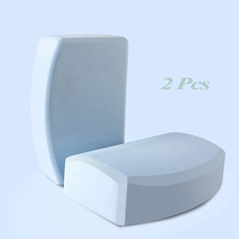 1 пара EVA изогнутый блок для йоги высокой плотности нескользящий кирпич занятий