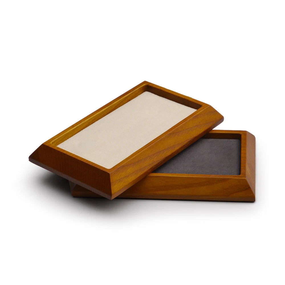

Oirlv Jewelry Display Stand Wood Ring Pendant Tray Bracelet Organizer Tray Jewelry Storage Tray Ring Display Holder