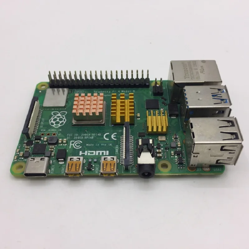Оптовая торговля 30 набор 3 шт./компл. Raspberry Pi 4B Алюминий Радиатор для 4 (золото) |