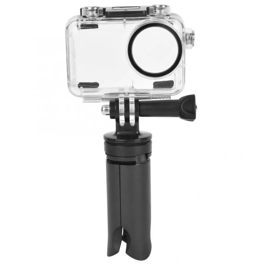 Портативный Настольный мини штатив с круглым водонепроницаемым корпусом чехол