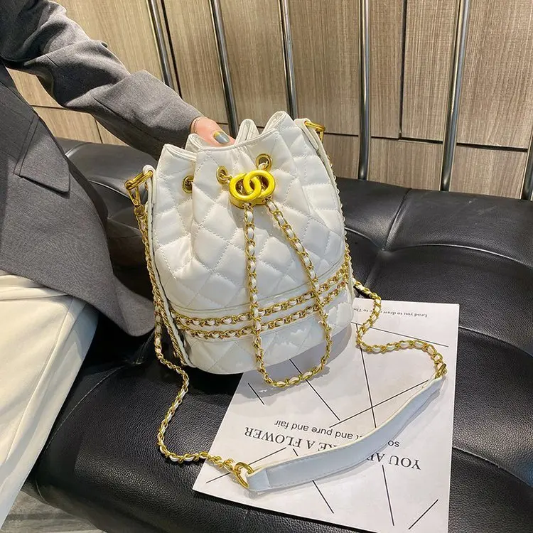 Новинка 2020 модная Корейская женская сумка мешок из искусственной кожи с