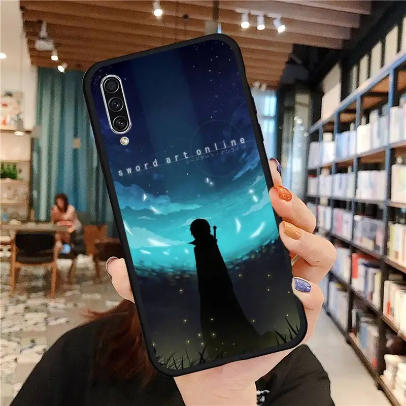 

Sword Art Online SAO japanese Anime Phone Case For Samsung galaxy A S note 10 7 8 9 20 30 31 40 50 51 70 71 21 s ultra plus