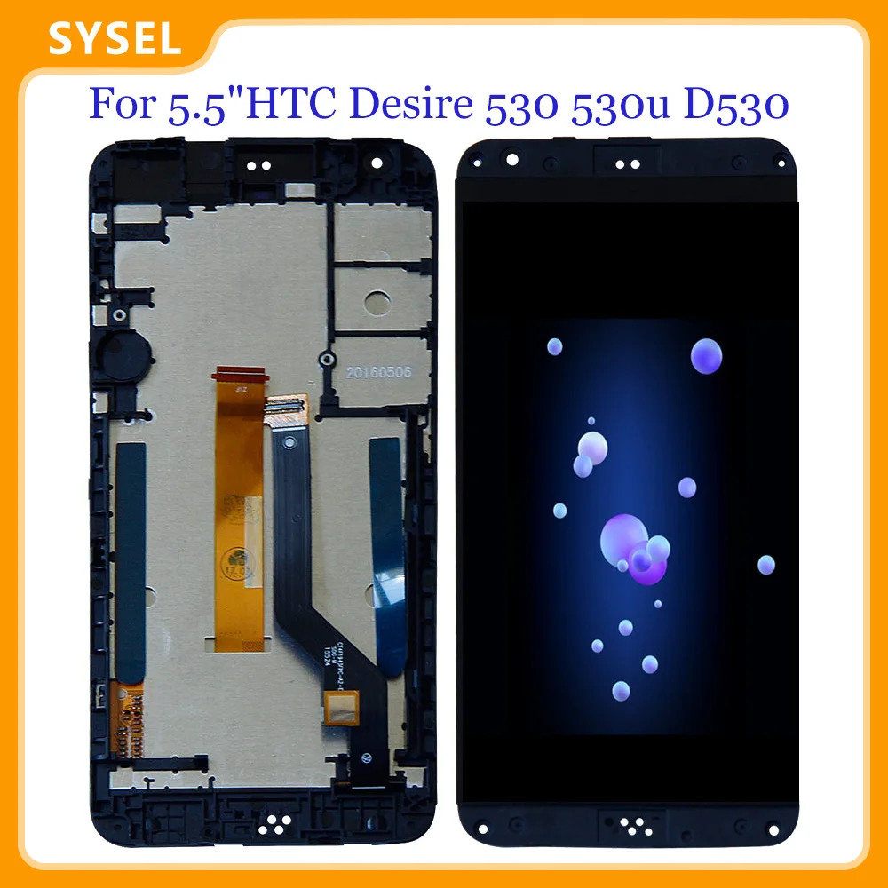 ЖК-дисплей 5 дюймов для HTC Desire 530 530u D530 D530U дигитайзер экран сенсорная панель