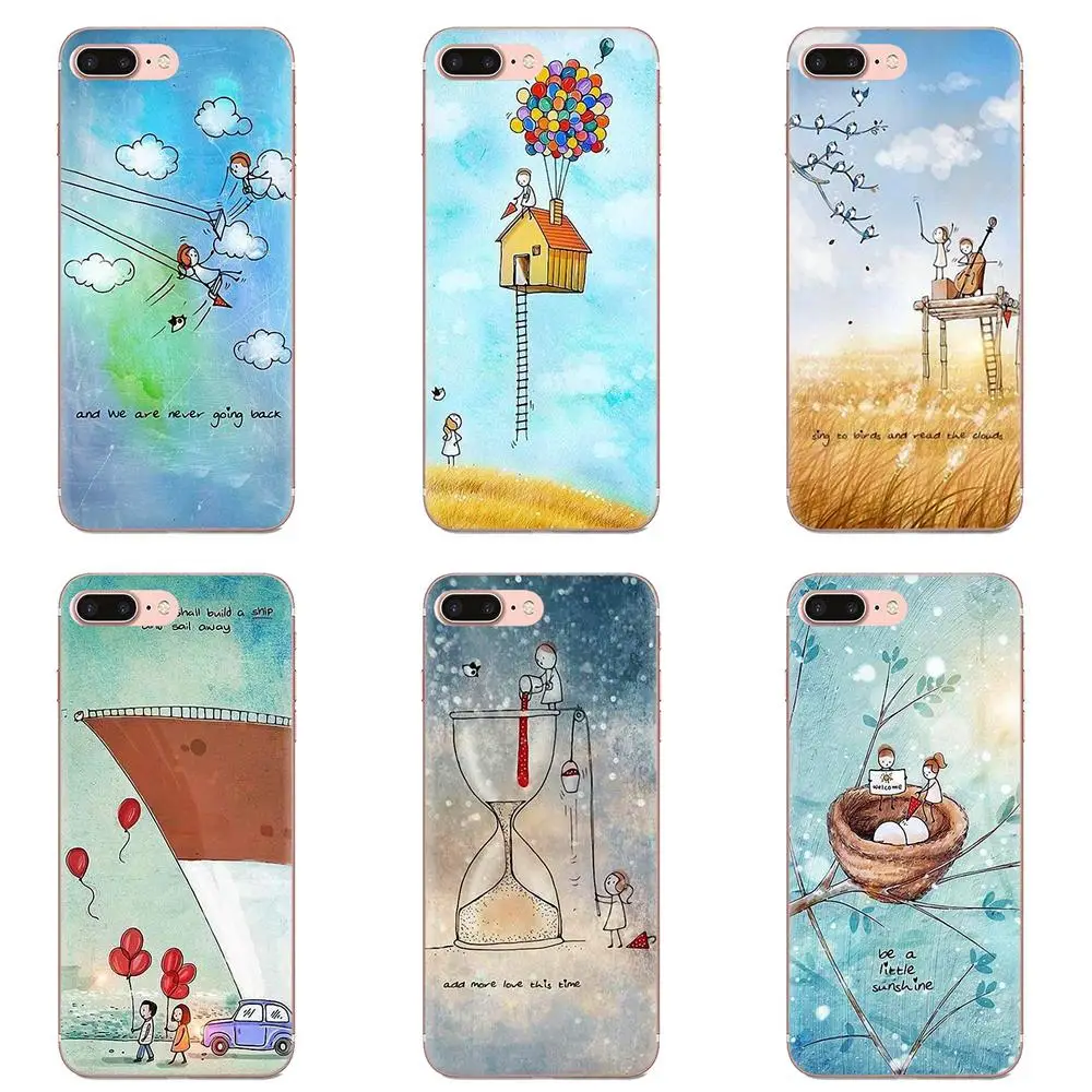 Акварельная картина пара Be A Littel Sunshine Coque Shell для Xiaomi Redmi Note 2 3 3S 4 4A 4X5 5A 6 6A Pro