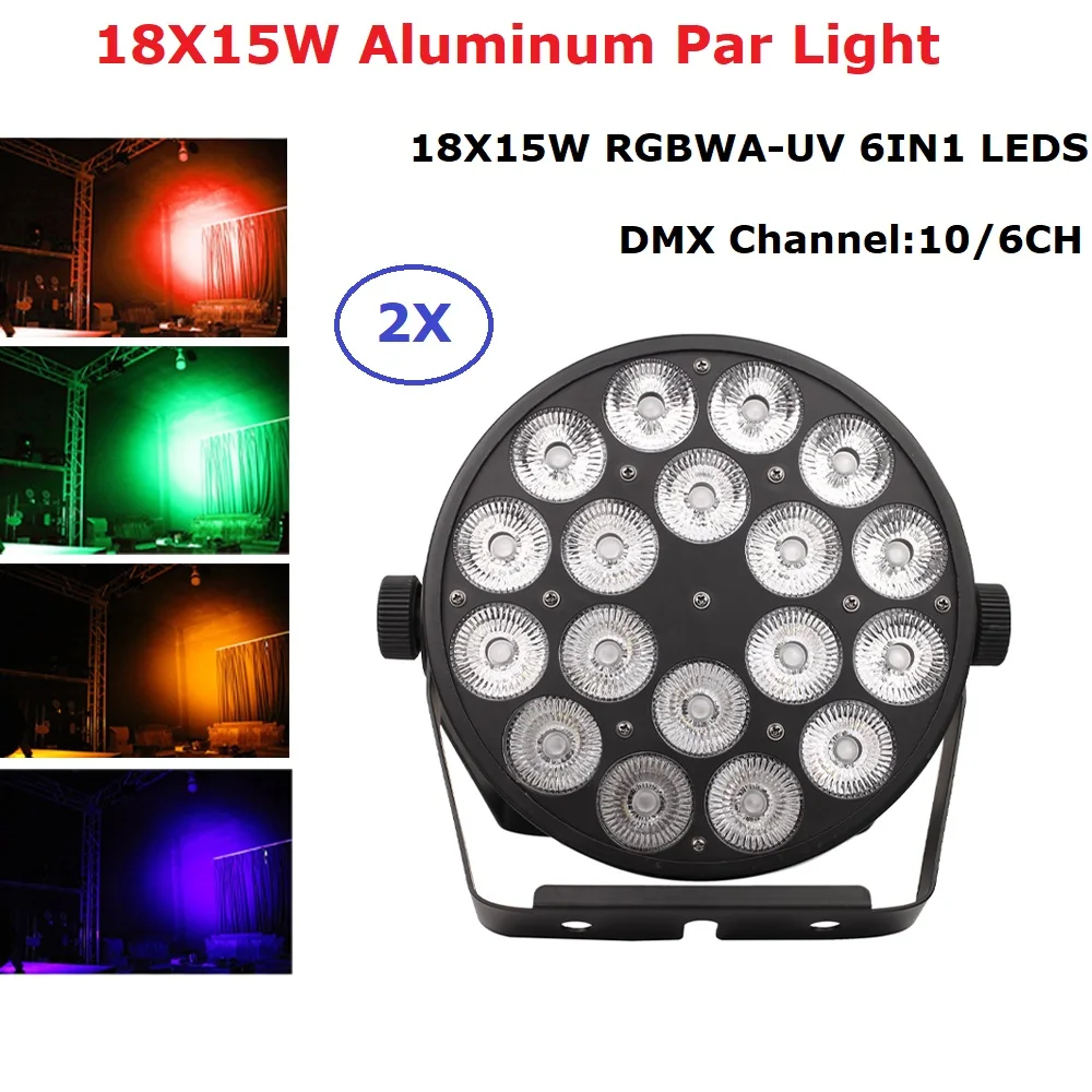 Светодиодный светильник из алюминиевого сплава 18 х15 Вт диско DMX 512 сценический