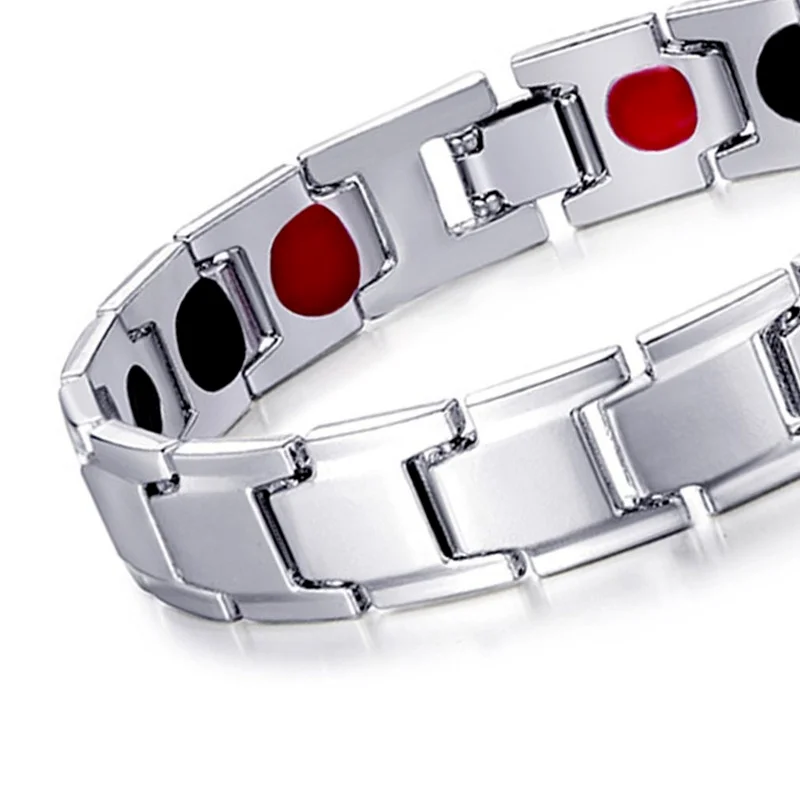 

European And American Men'S Magnetic Bracelet Magnetic Hematite Titanium Steel Bracelet Detachable Do Dropping 2020 New