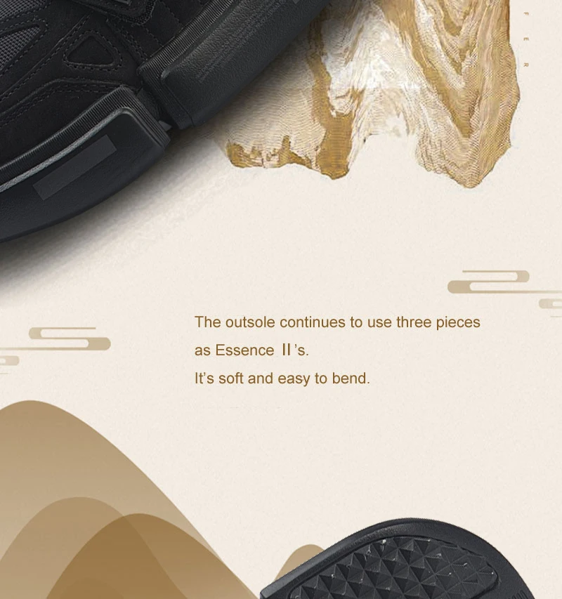 Li-Ning FW мужские ESSENCE ACE+ Wade Culture обувь Прочная натуральная кожа подкладка Спортивная обувь Кроссовки AGWP027 XYL243