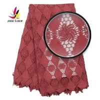 cord lace fabric pink color young style stone elegant french african nigerian design 2020 high quality new arrival embroidery