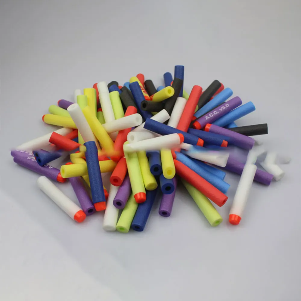 Soft Bullet 14*7.5*1.2cm Tactical Bullets EVA War Game Darts 10pcs 6 Color Children Toy Kids Shooting Supplies Outdoor Tool | Спорт и