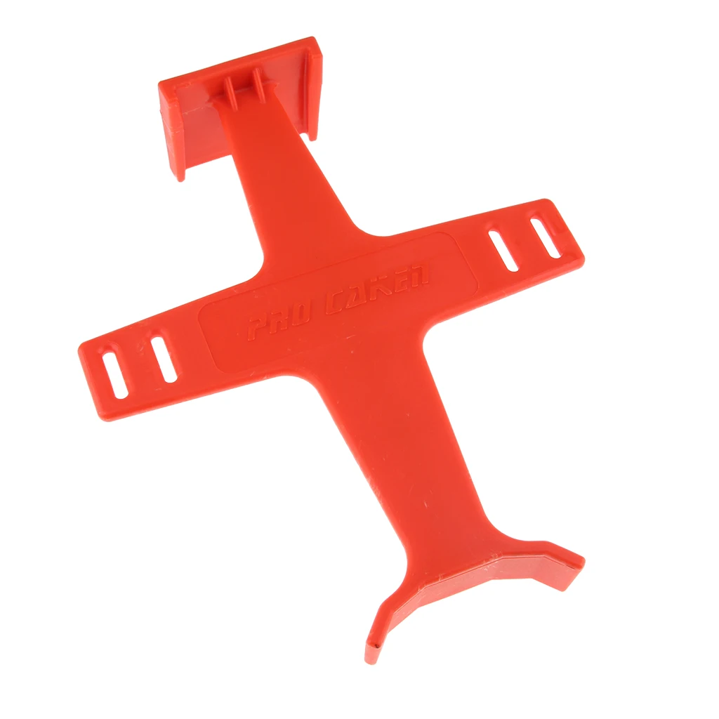 Оранжевая опорная вилка для транспортировки мотоцикла 280 мм пластиковая