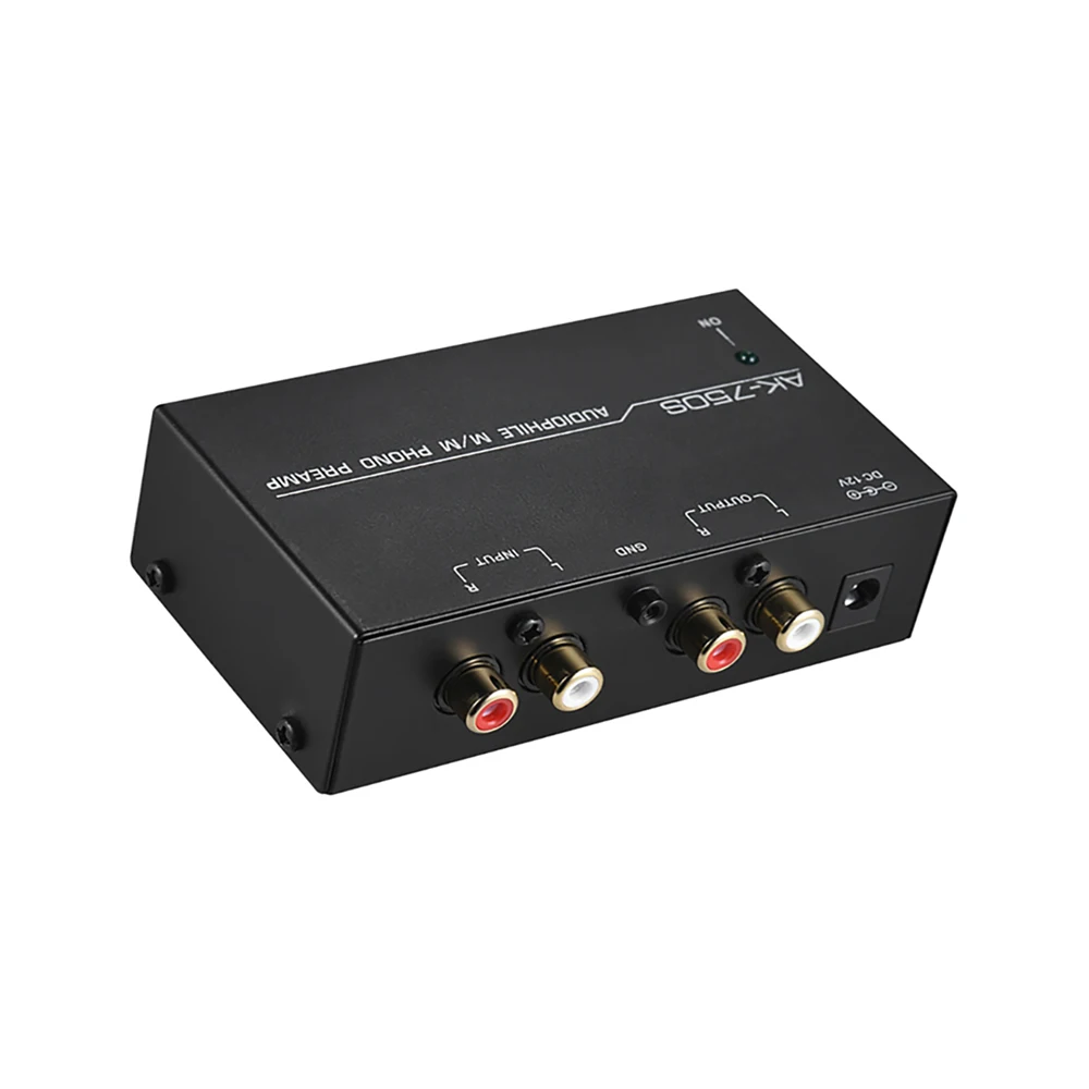 Ak-750S Audiophile M/M фонокорректор с уровнем Управление предусилитель усилитель RCA Вход