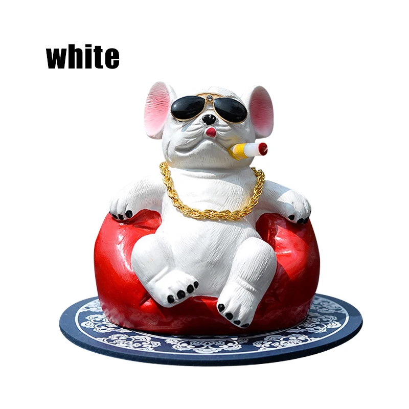 

Car Ornaments Domineering Sofa Dog Console Dashboard Animal Bulldog Ornament Car Interior Supplies Car Decoration Accessories