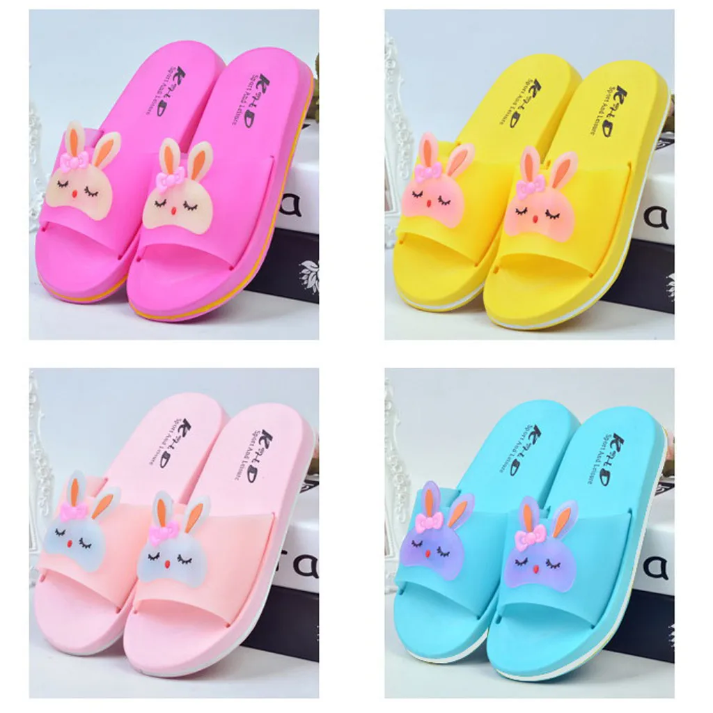 Летние детские тапочки для девочек и мальчиков домашняя хлопковая обувь