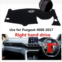 taijs factory casual sun shade leather car dashboard cover for peugeot 4008 2017 right hand drive