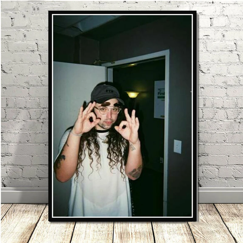 Плакатный принт$ UICIDEBOY$ хип хоп Музыка рэпер певец звезда холст масляная живопись художественная стена картины для гостиной домашний декор - Цвет: Сливовый