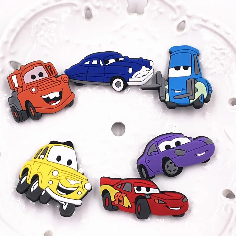 1PCS Hot Selling Cartoon Badge For Decoration On Backpack Clothes PVC Cars Icon Brooch Lovely Fashion Good Quality Pin | Украшения и