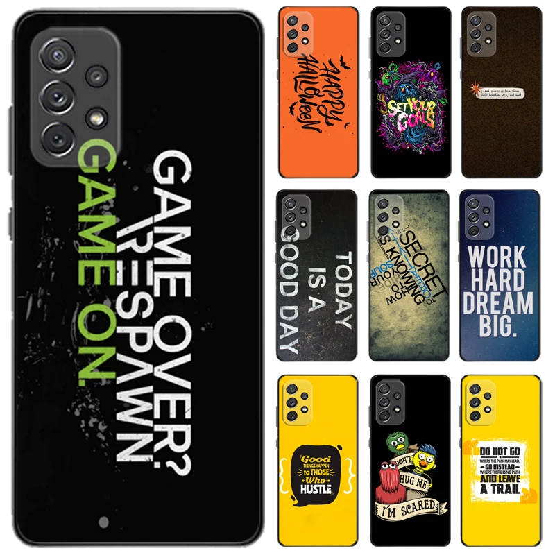 

Case For Samsung Galaxy A52 Phone Case 6.5 Inch Galaxy A52 4G 5G Case Fashion Soft Tpu Silicone Back Cover For Samsung A52 A 52