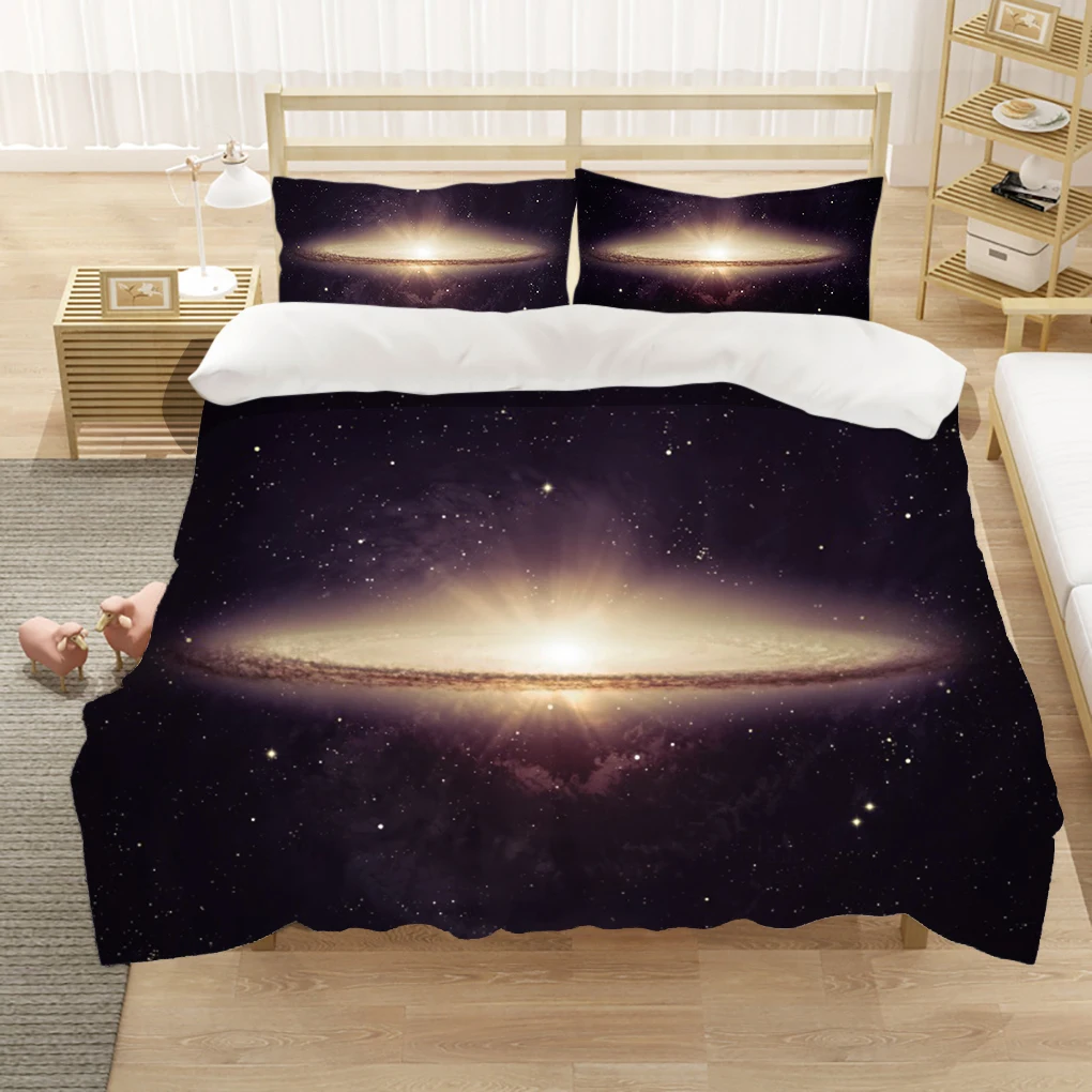 

3D Marvellous Milky Way 3pcs Bedding Sets Full King Twin Queen King Size Bed Sheet Duvet Cover Set Pillowcase Without Comforter