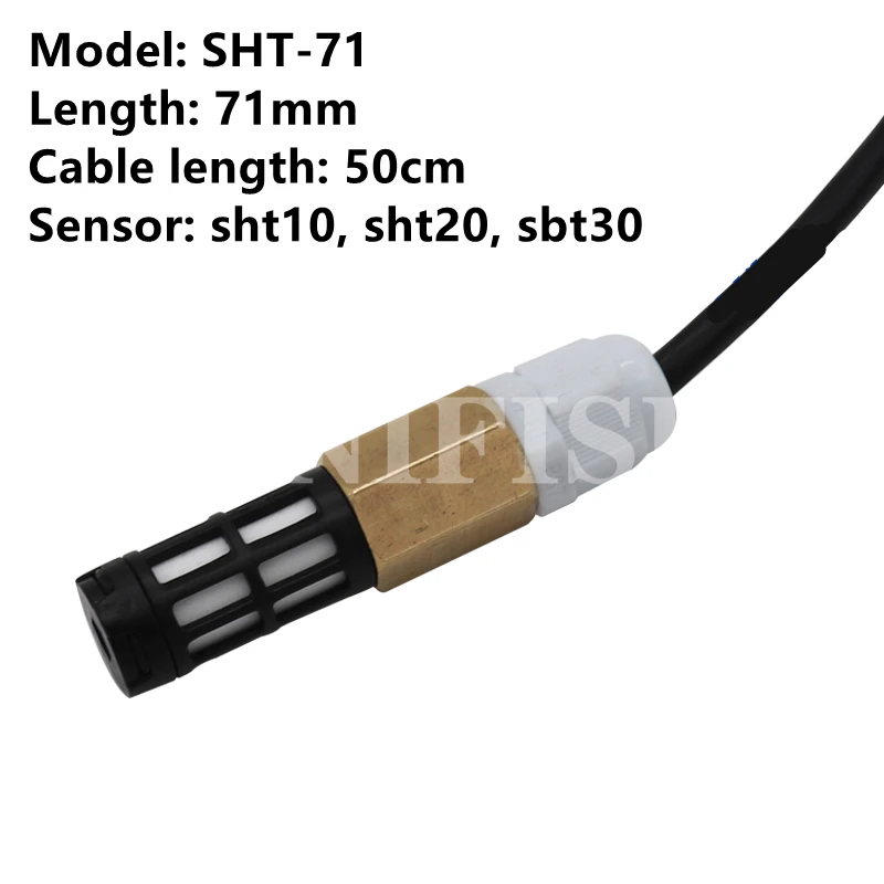 

Передатчик датчика температуры и влажности SHT20SHT30, модуль сбора зонда в режиме реального времени, мониторинг водонепроницаемости и пыленеп...