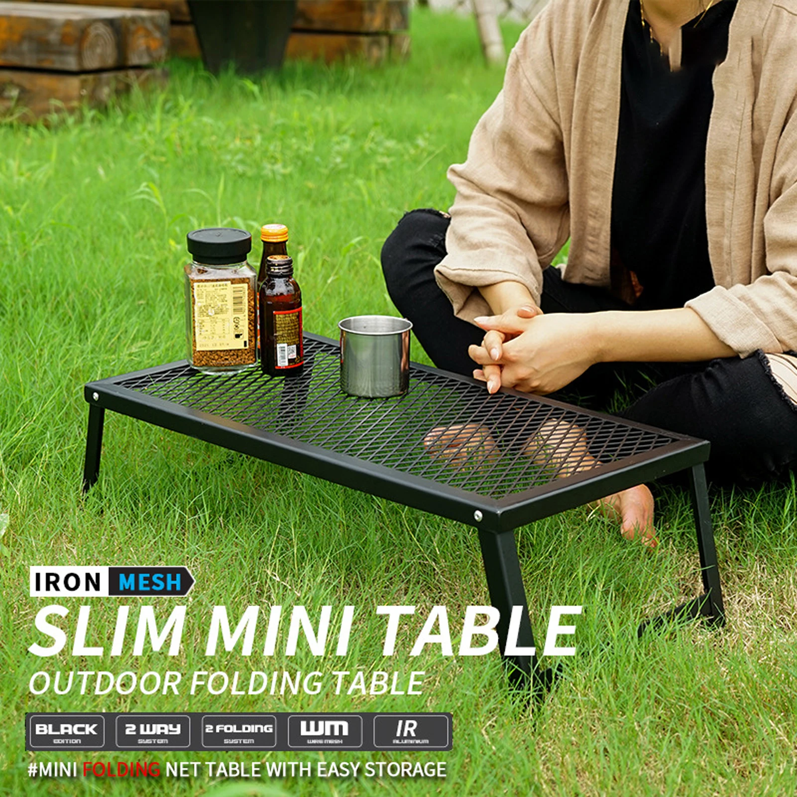 

Campleader Net Folding Camping Table Portable Waterproof Barbecue Table Camping Net Table