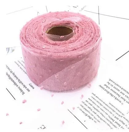 dark pink Kewgarden Флокирование seersuck ленты 6 см вручную изготовленная лента DIY цветок брошь бант в качестве аксессуара кружева марли тесьма 20 ярдов - Цвет: dark pink