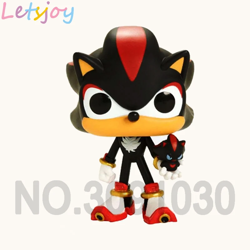 Sonic Shadow Ежик синий желтый черный скорость поп игра лошадь ребенок yada фигурка