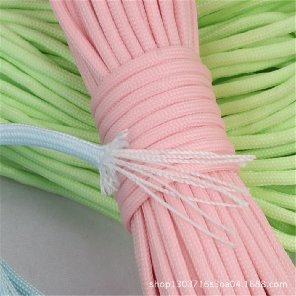 Светится в темноте светящийся шнур 9 нитей ядро веревка Открытый выживания